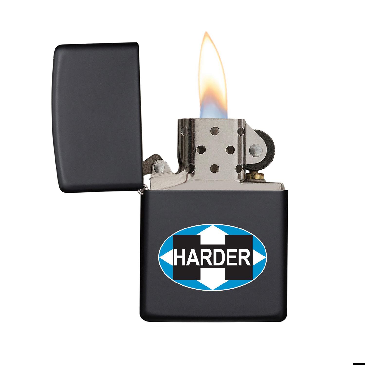 Black Matte Windproof Zippo® Lighter 4