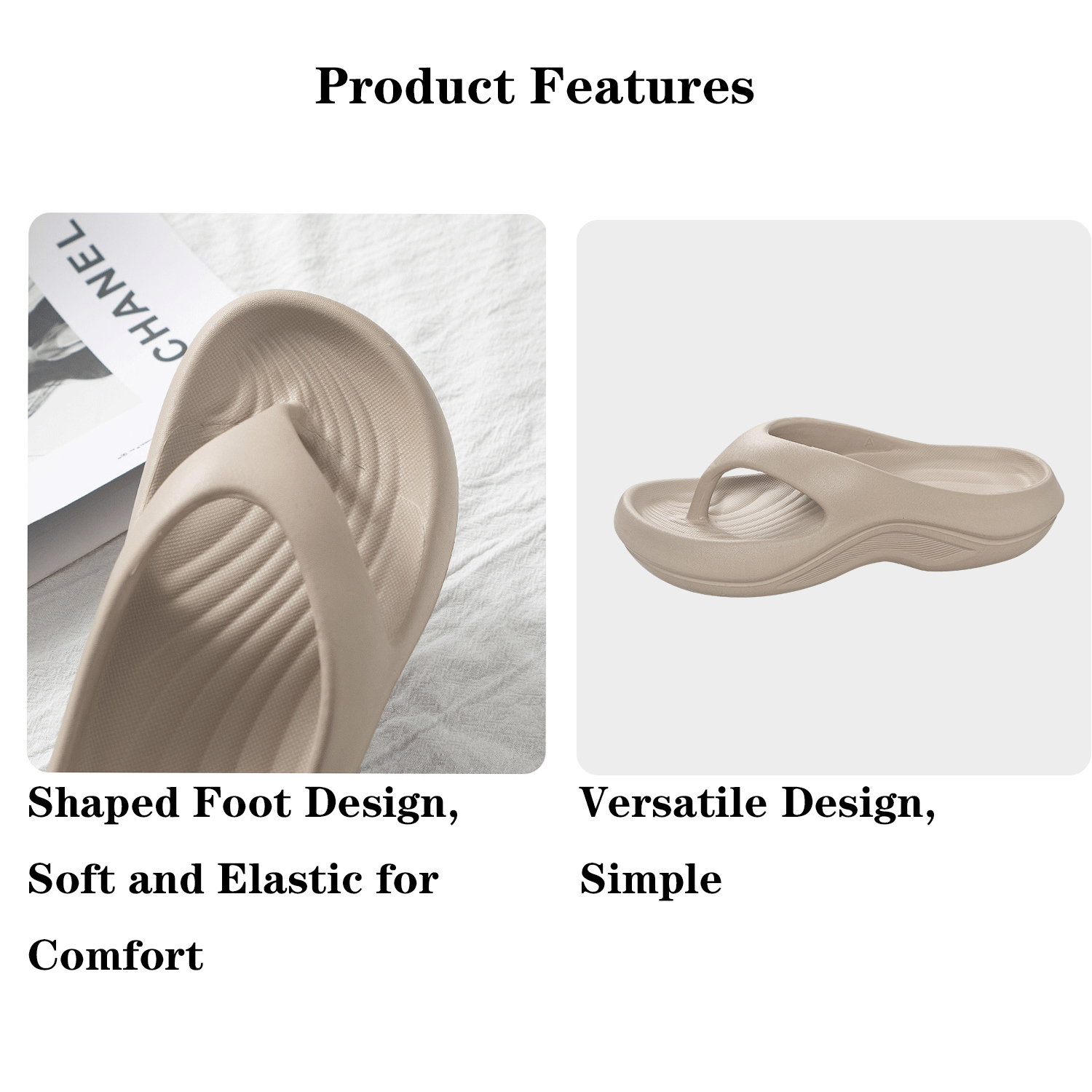 Non-Slip Odor-Resistant Fashion New Flip Flops 4