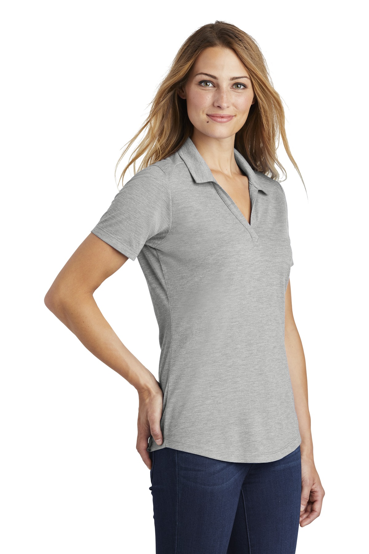 Sport-Tek® Women's PosiCharge Tri-Blend Wicking Polo 16