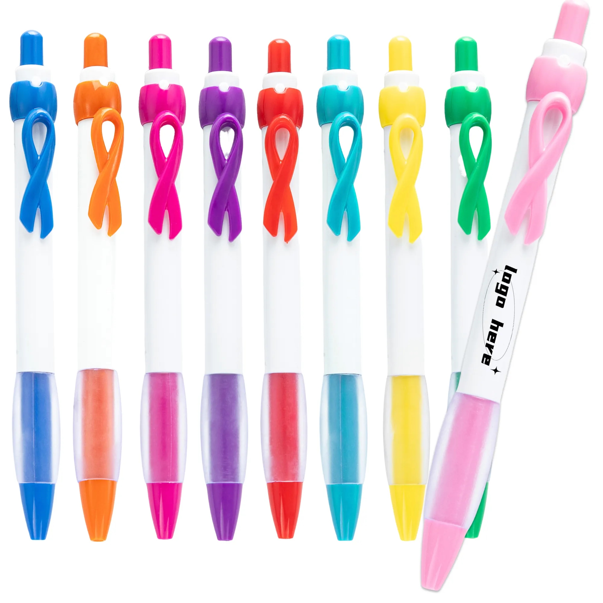 Breast Cancer Awareness Ribbon Pen MOQ100