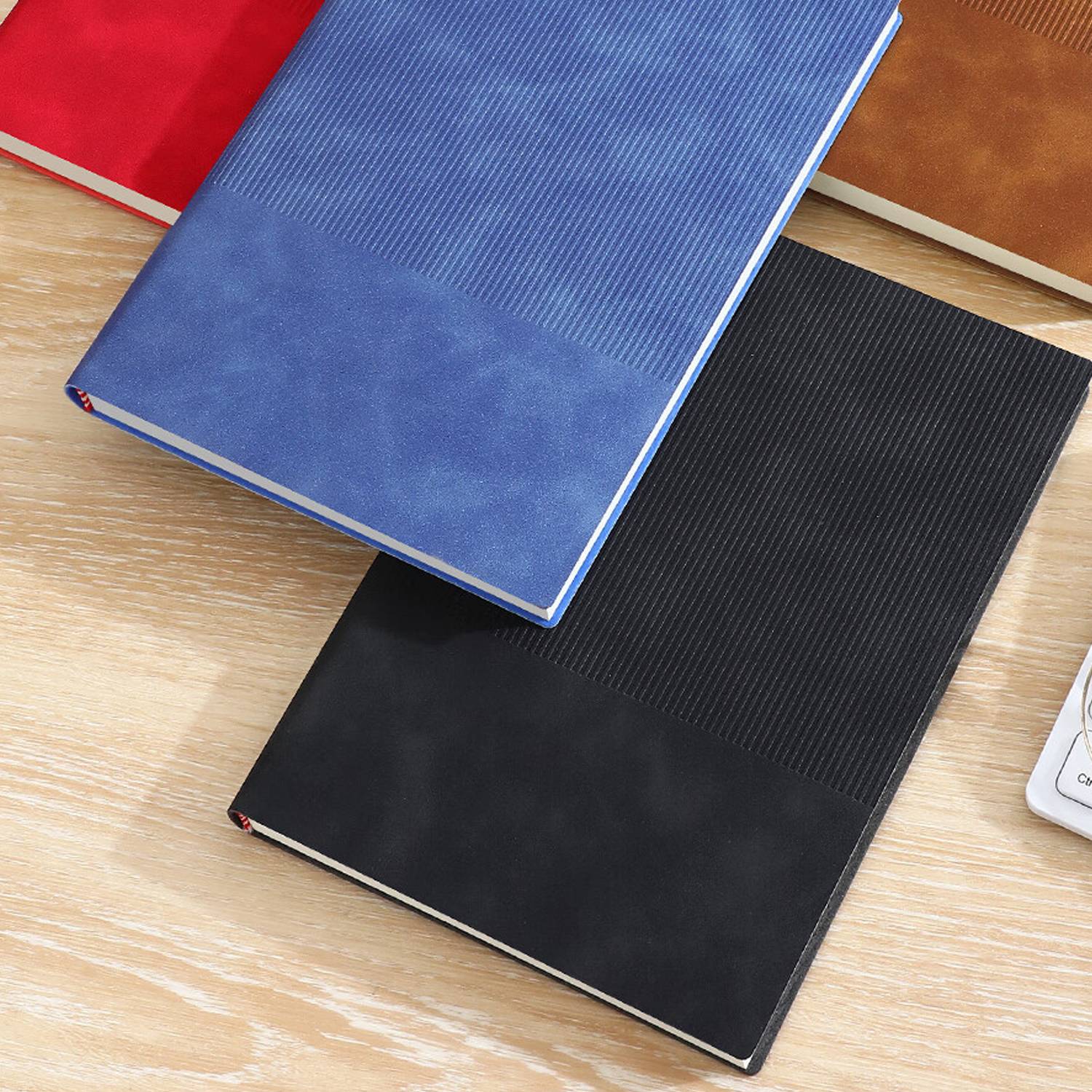 A5 PU Leather Textured Office Notebook 7