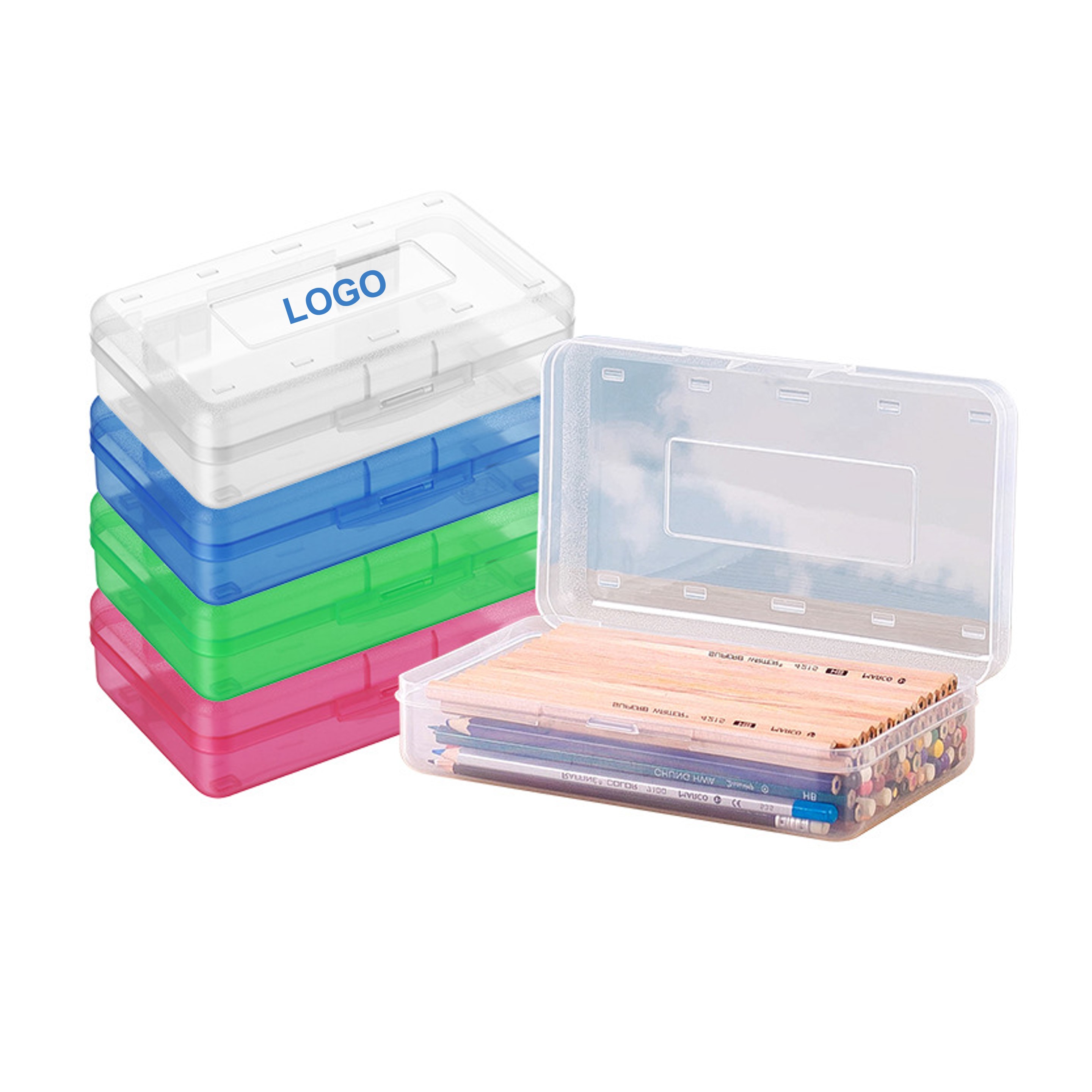 Plastic Pencil Box (Direct Import) 2