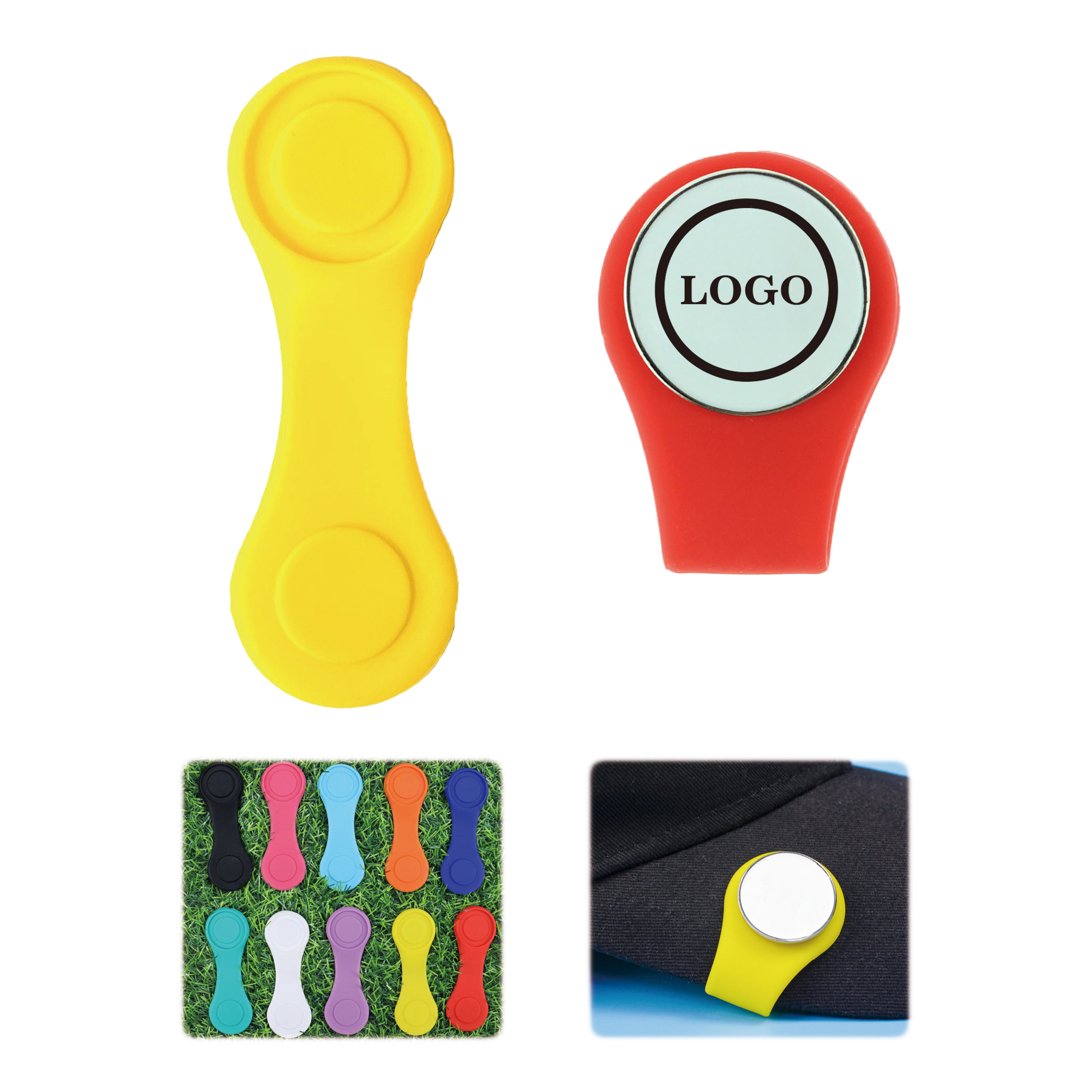 Magnetic Silicone Golf Cap Clip 3