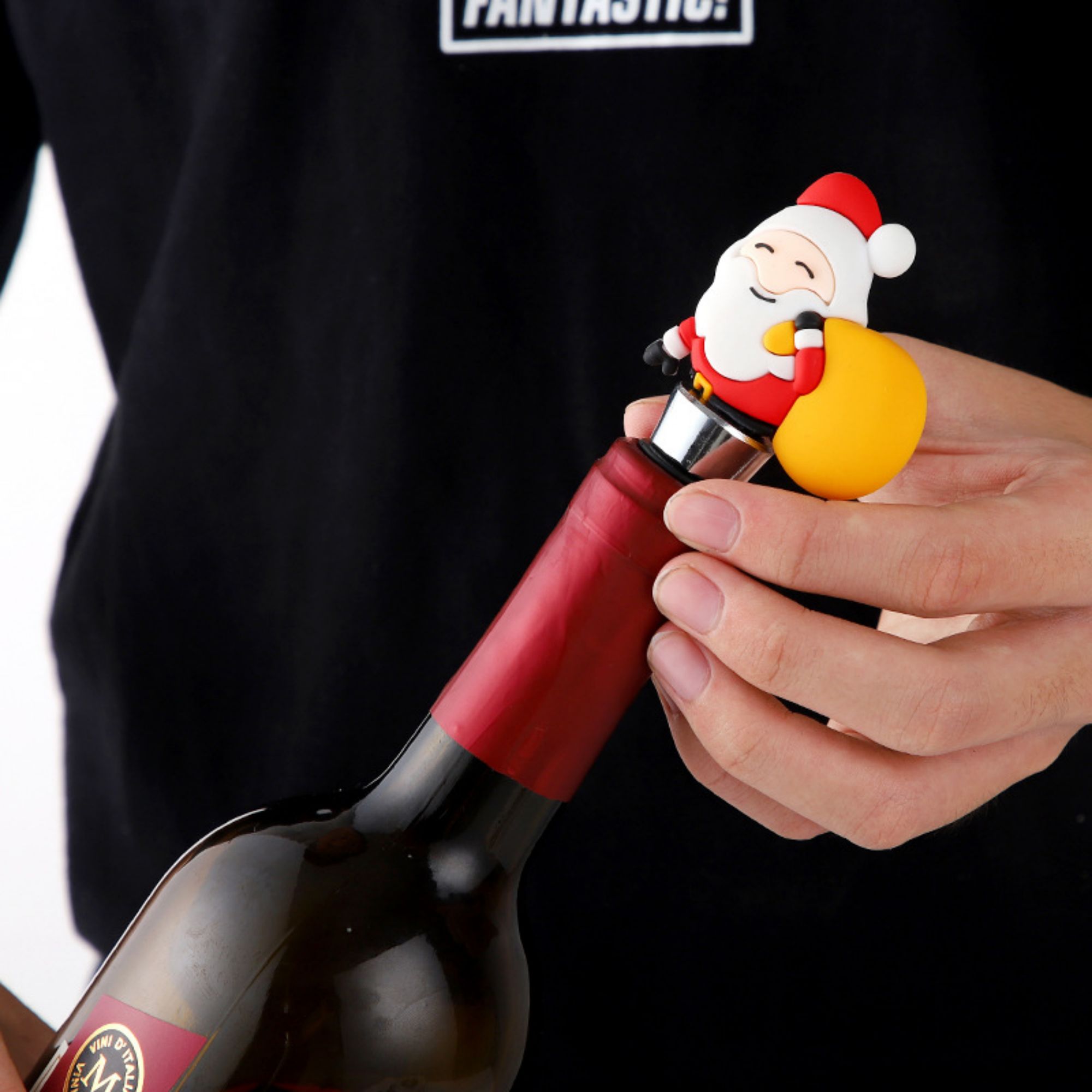 Santa Claus Wine Stopper 3