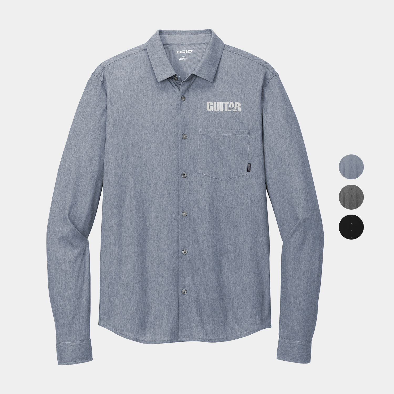 OGIO® Open Collar Long Sleeve Shirt 3