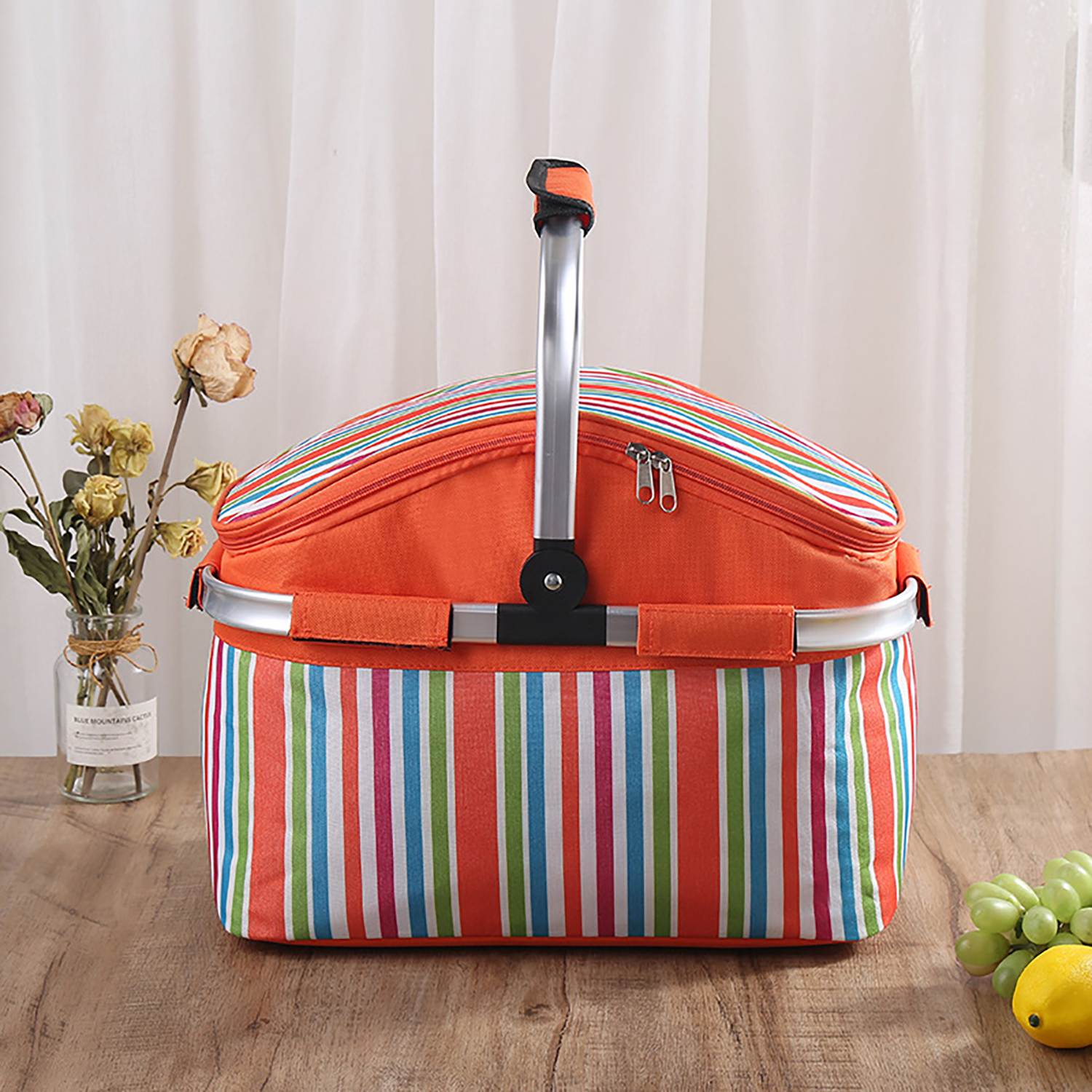 Aluminum Foil Picnic Cooler 30L Large Capacity Box 7