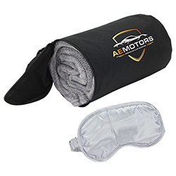AeroLOFT® Business First Travel Blanket with Sleep Mask 2
