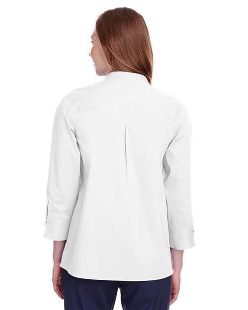 Women's Crown Collection® Stretch Broadcloth Three-Quarter Sleeve Blouse - DG560W 16