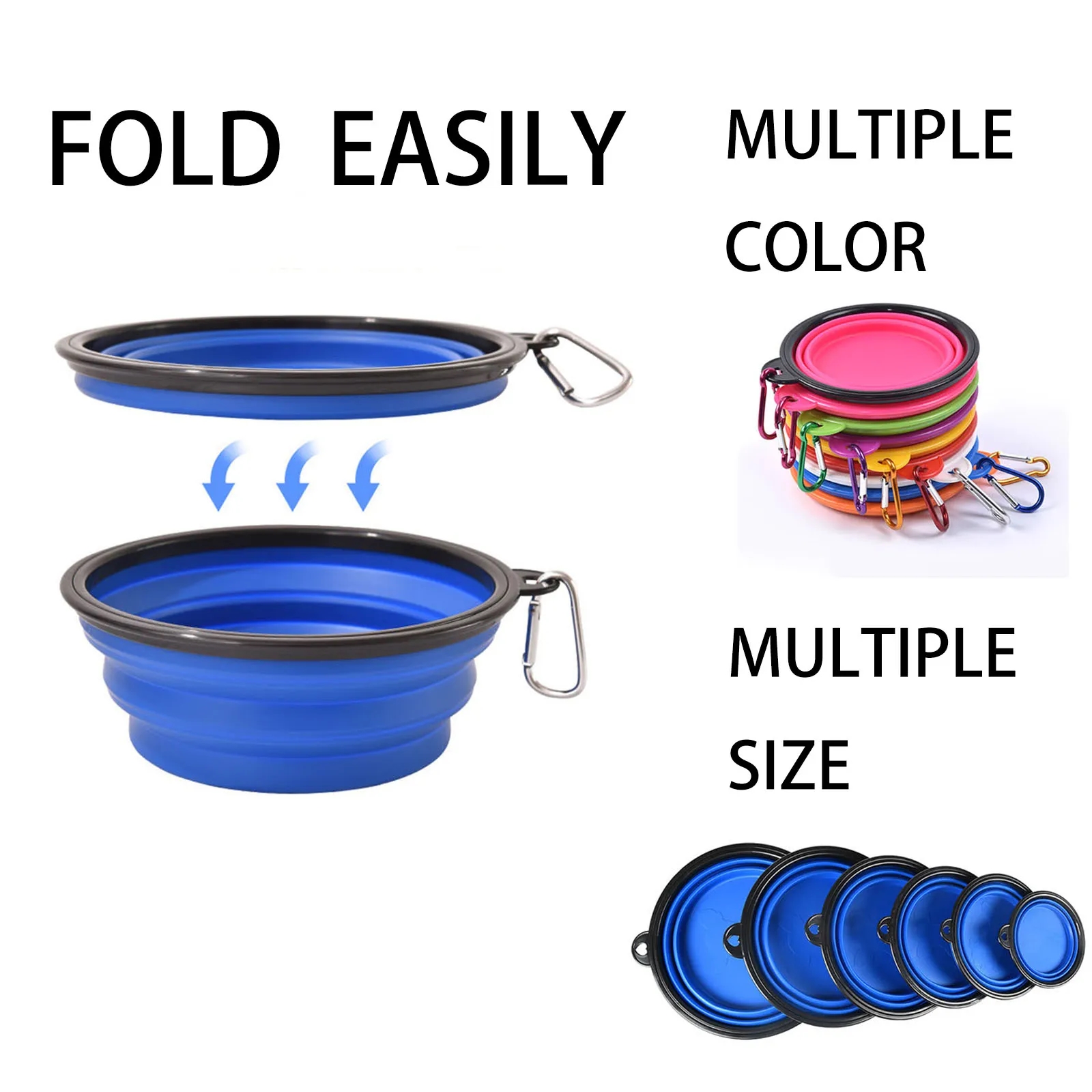 Portable Dog Bowl With Hook 2