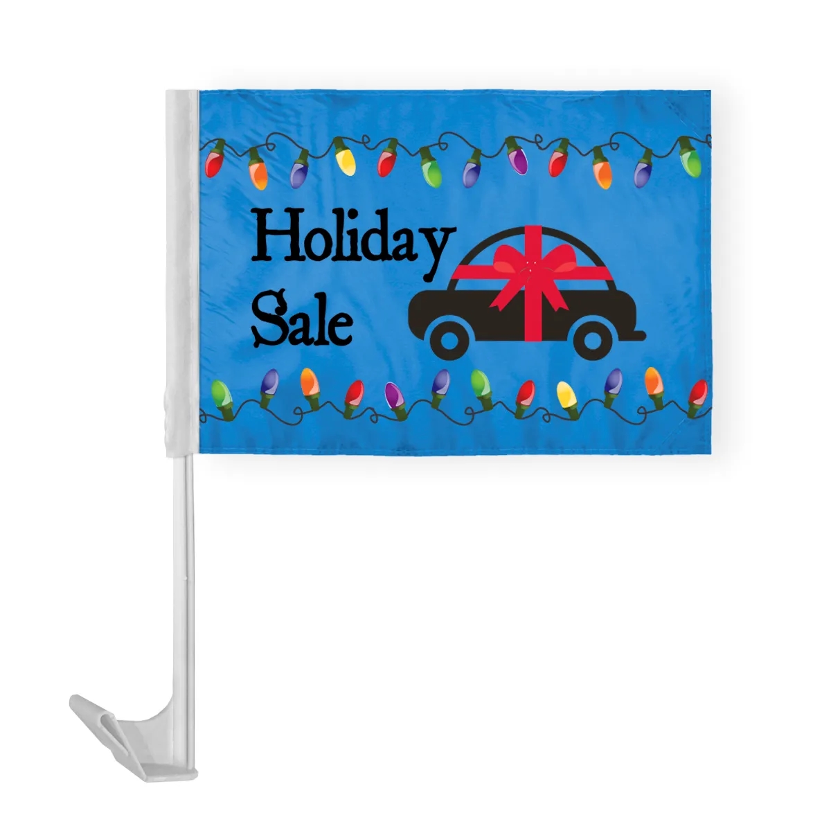 12" x 16" Advertising Car Flag - wPoly 25