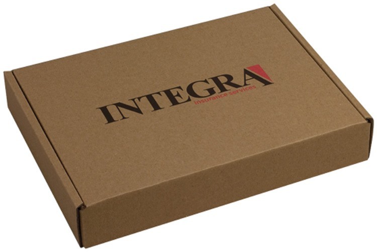 12 1/4" x 9-1/2" x 2" - B-Flute Outside Tuck Box 1