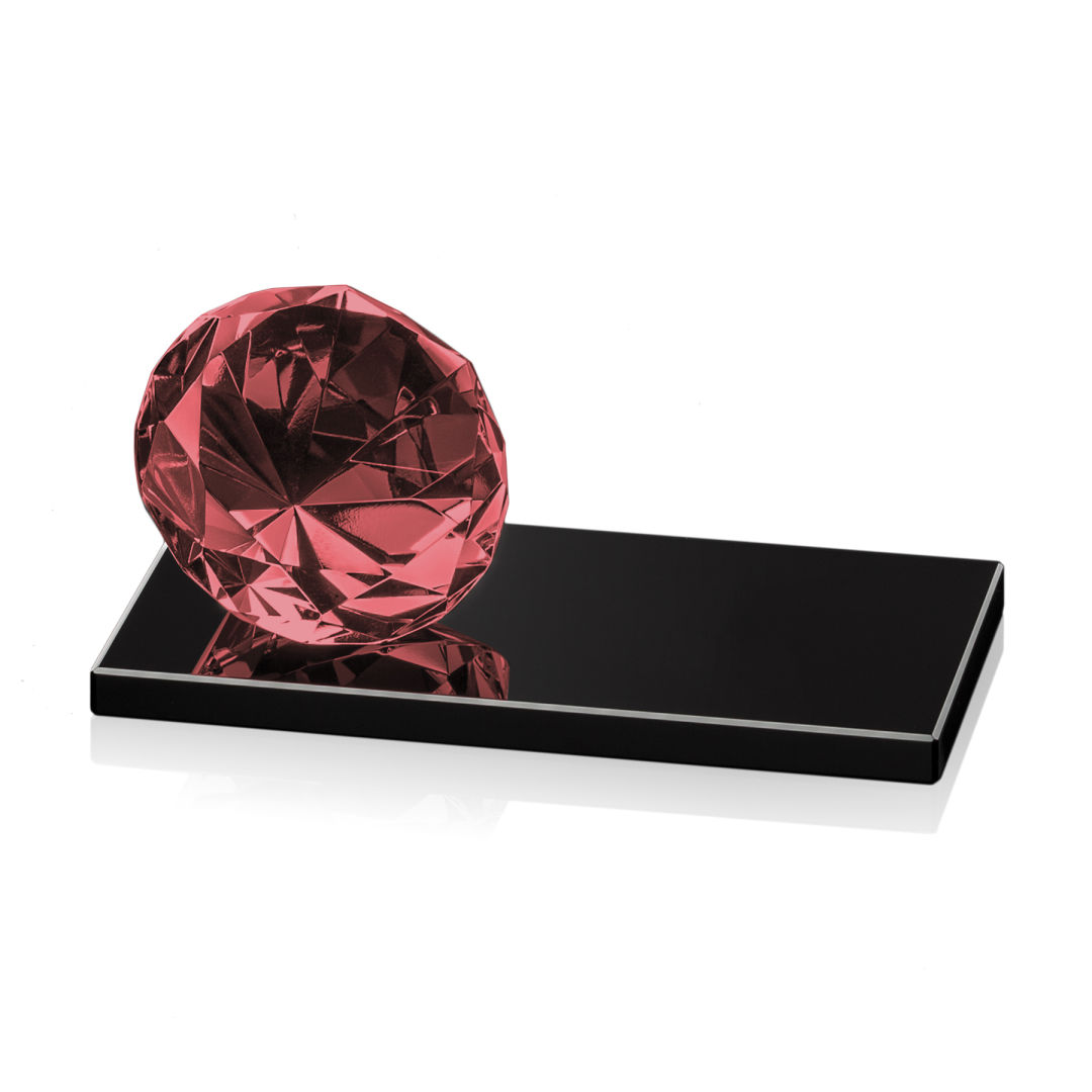 Gemstone Award on Black - Ruby 4