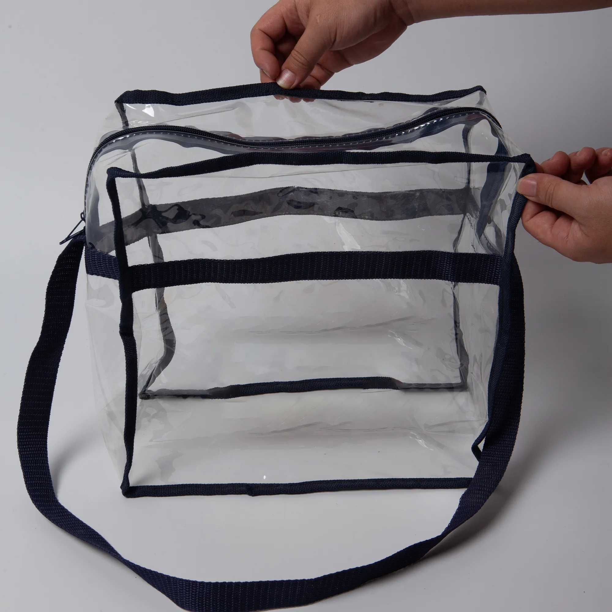 Customizable Logo See-Through Portable Tote Bag 2
