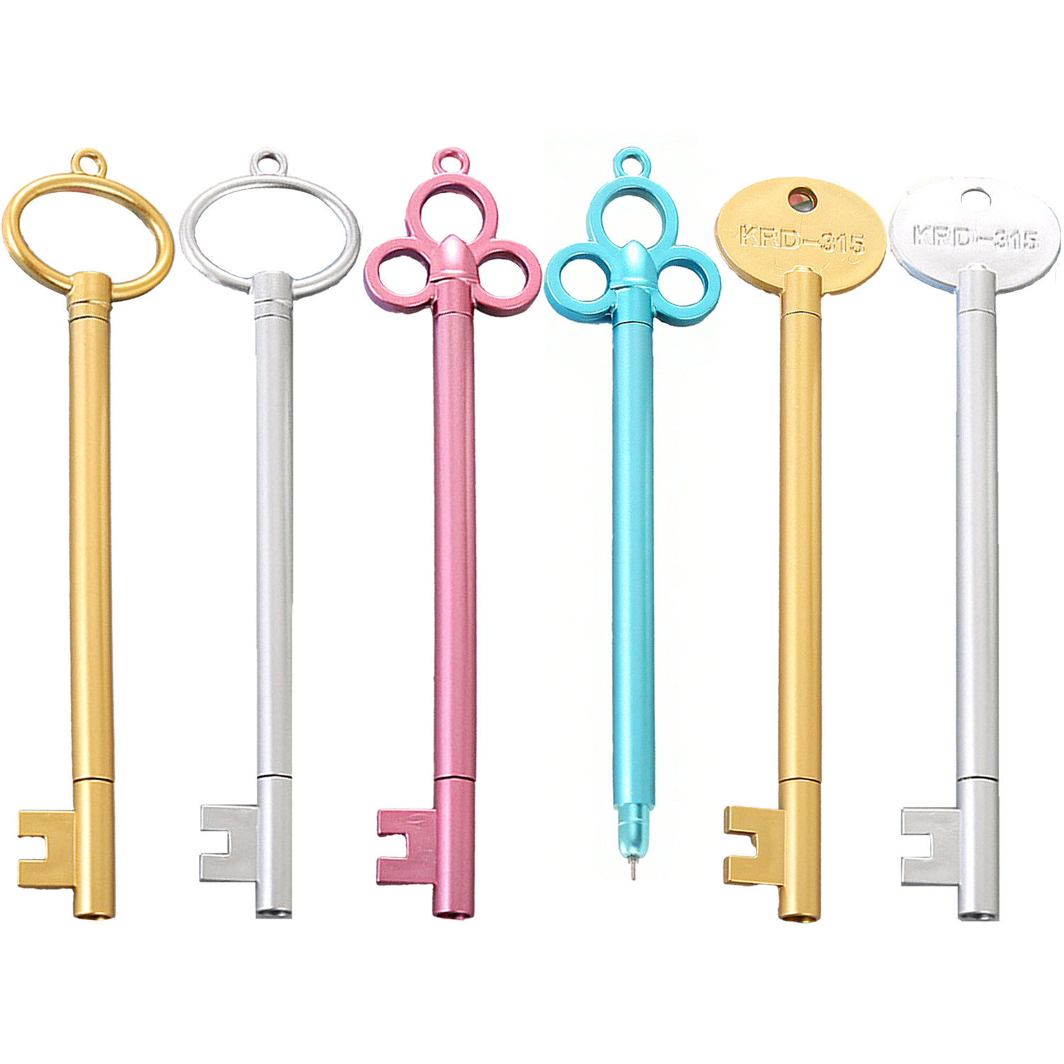 Plastic Key Shaped Neutral Pen 2