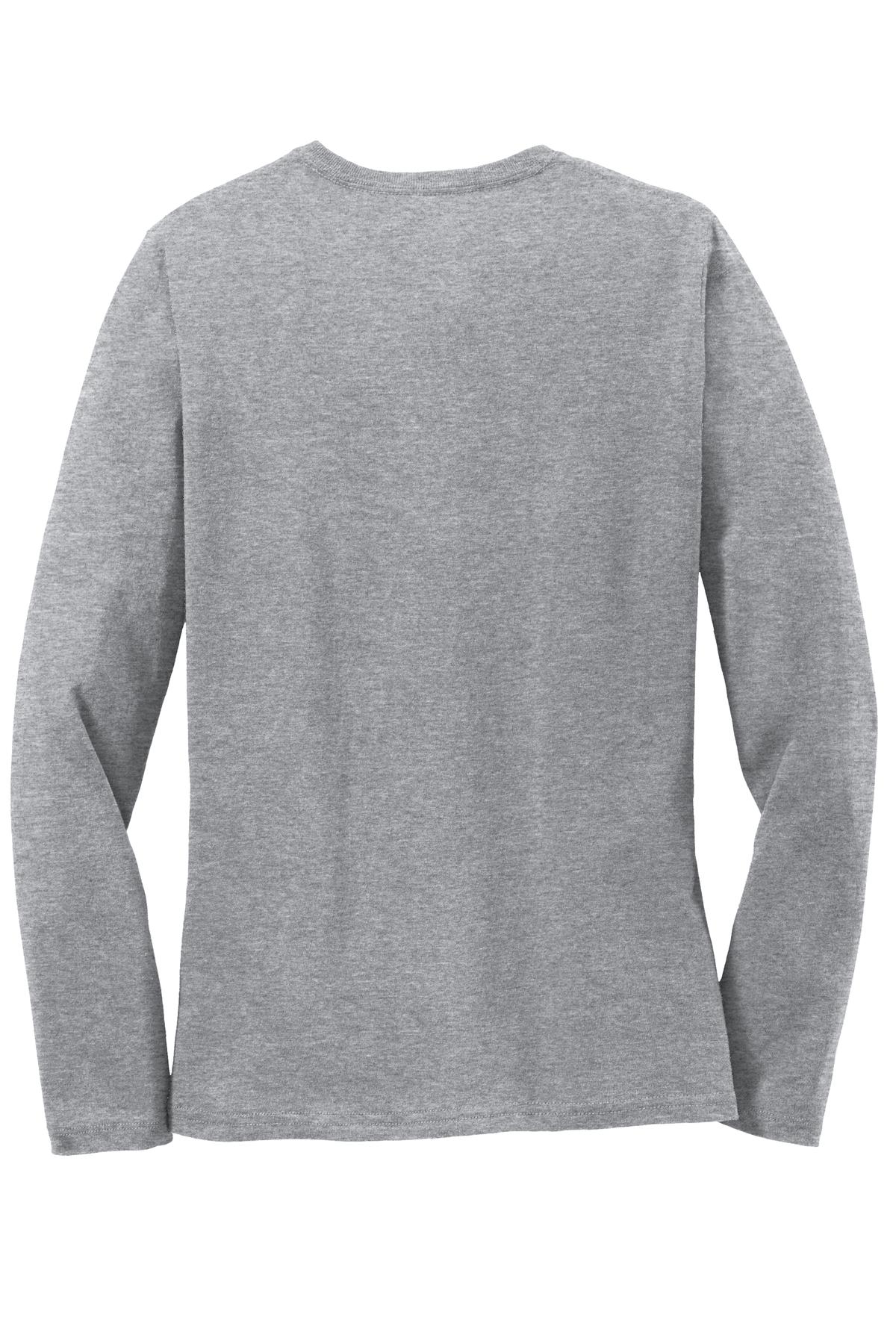Port & Co Women's Long Sleeve Core Cotton Tee. LPC54LS 115