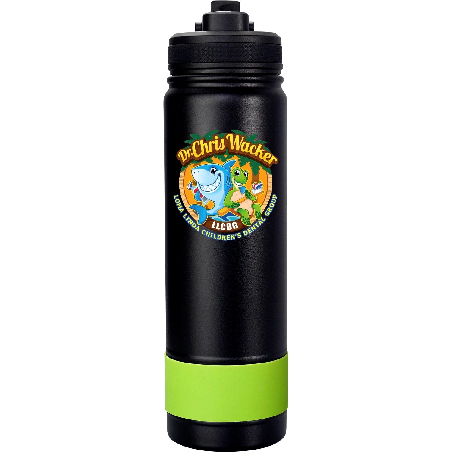 Pop Up 24 oz. Colorful Banded Bottle 14