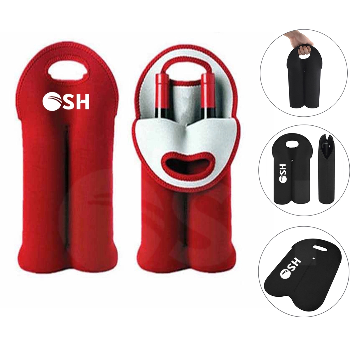 Double Neoprene Wine Carrier 4