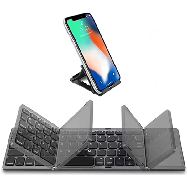 Foldable Bluetooth Keyboard with Touchpad 2