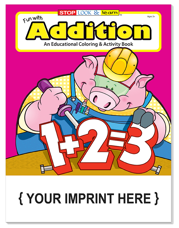COLORING BOOK - Fun With Addition Coloring & Activity Book 4