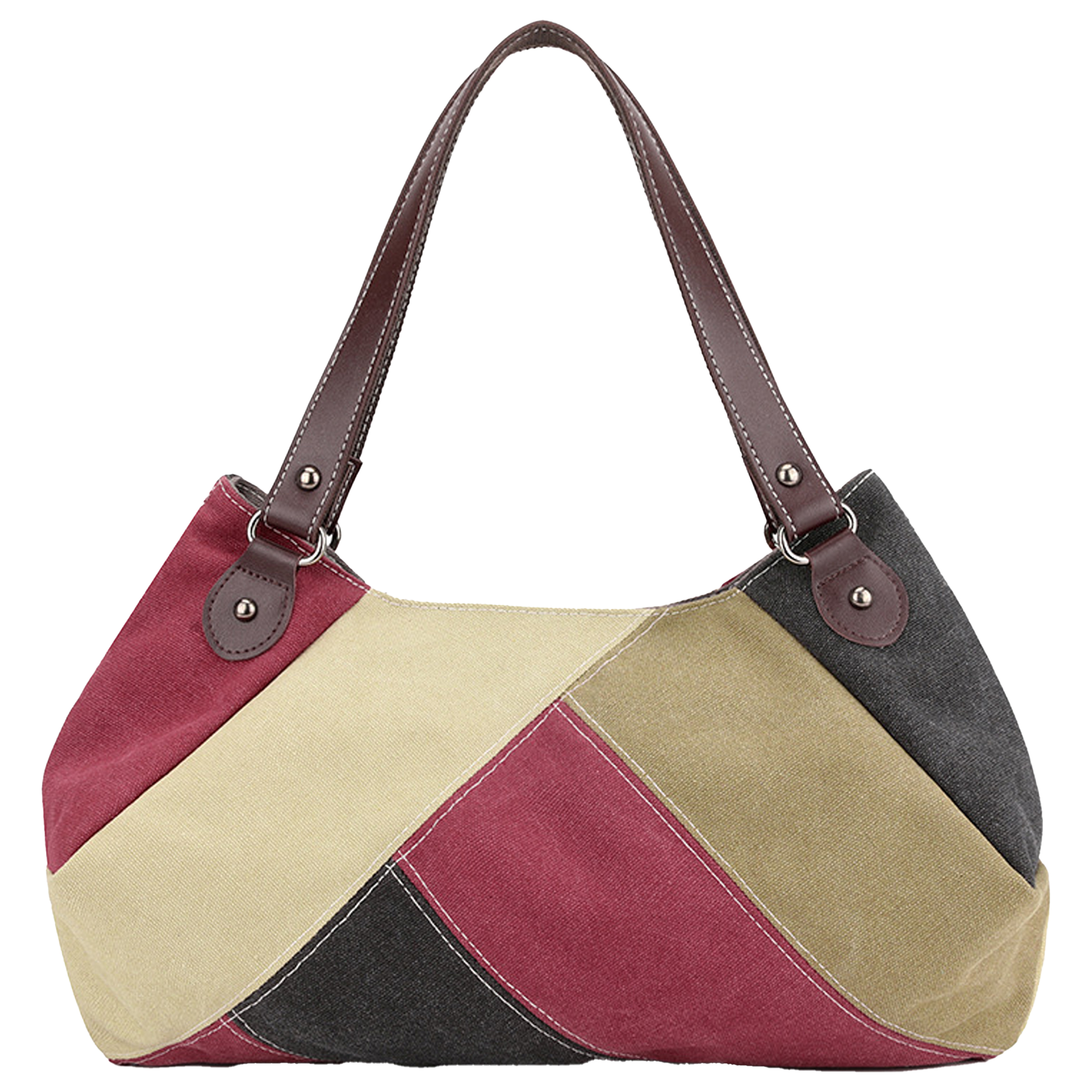Canvas Large Capacity Simple And Stylish Tote Bag, custom tote bag with logo imprint 8