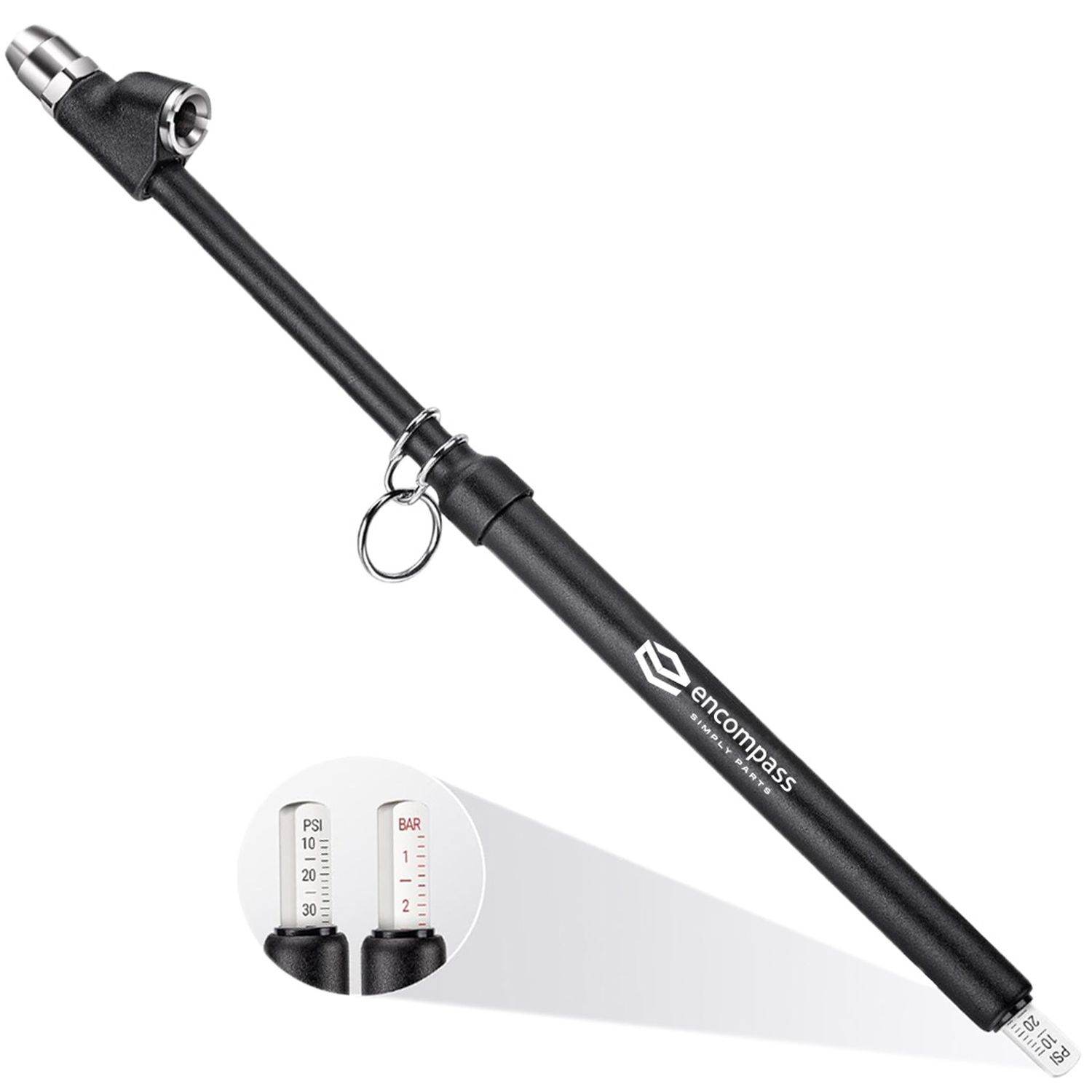 14" Dual Head Tire Pressure Gauge