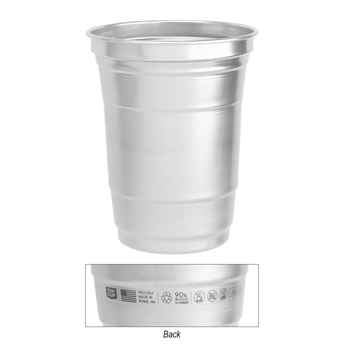 16 Oz. Top Cup Aluminum Cup 2
