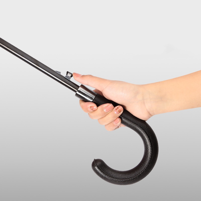 Leather Handle Automatic umbrella 3