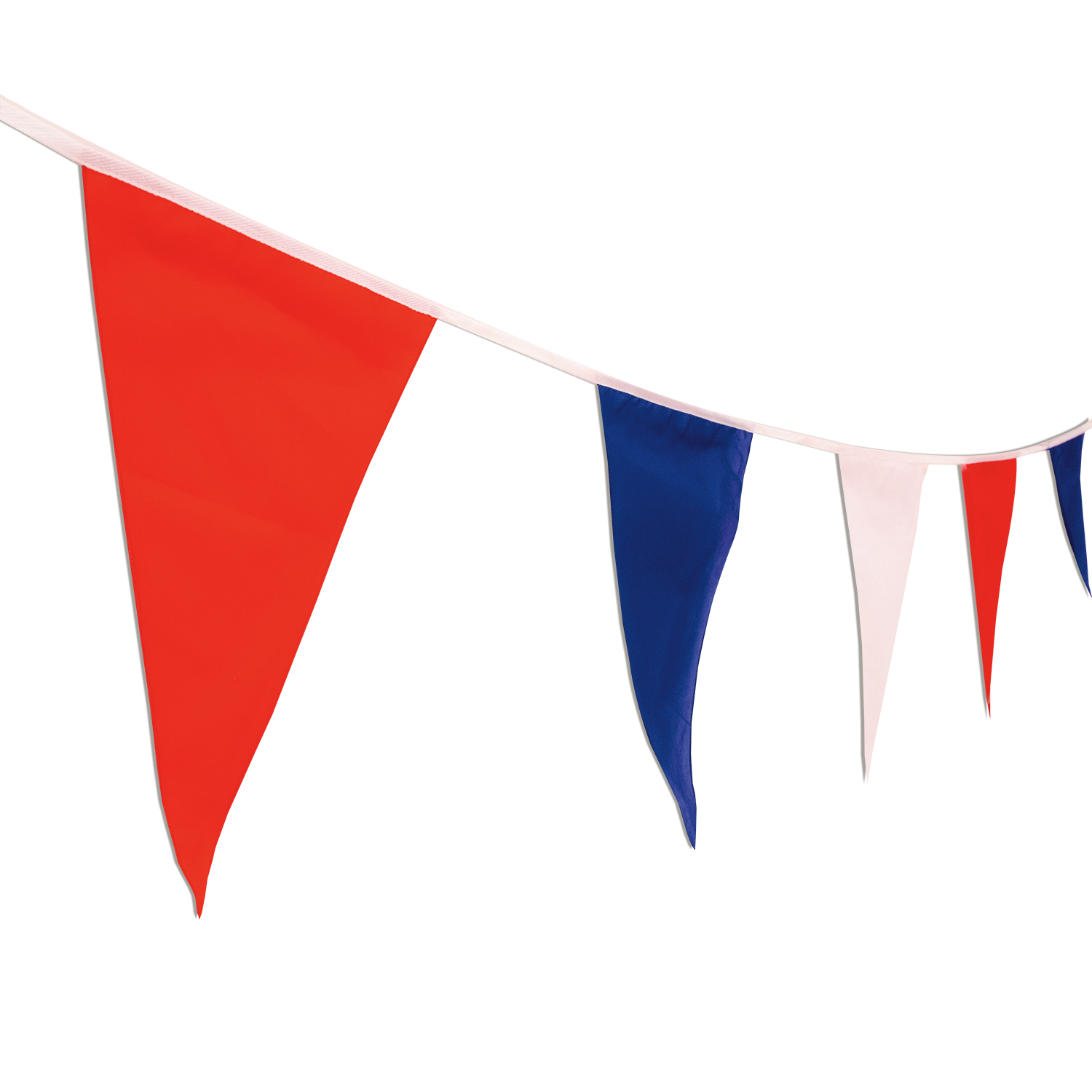 60' Red, White & Blue Pennant String 1
