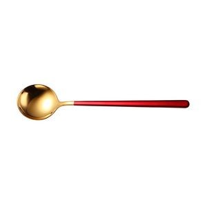 7.67 Inch Dual Color Golden Spoon With Round Head 6