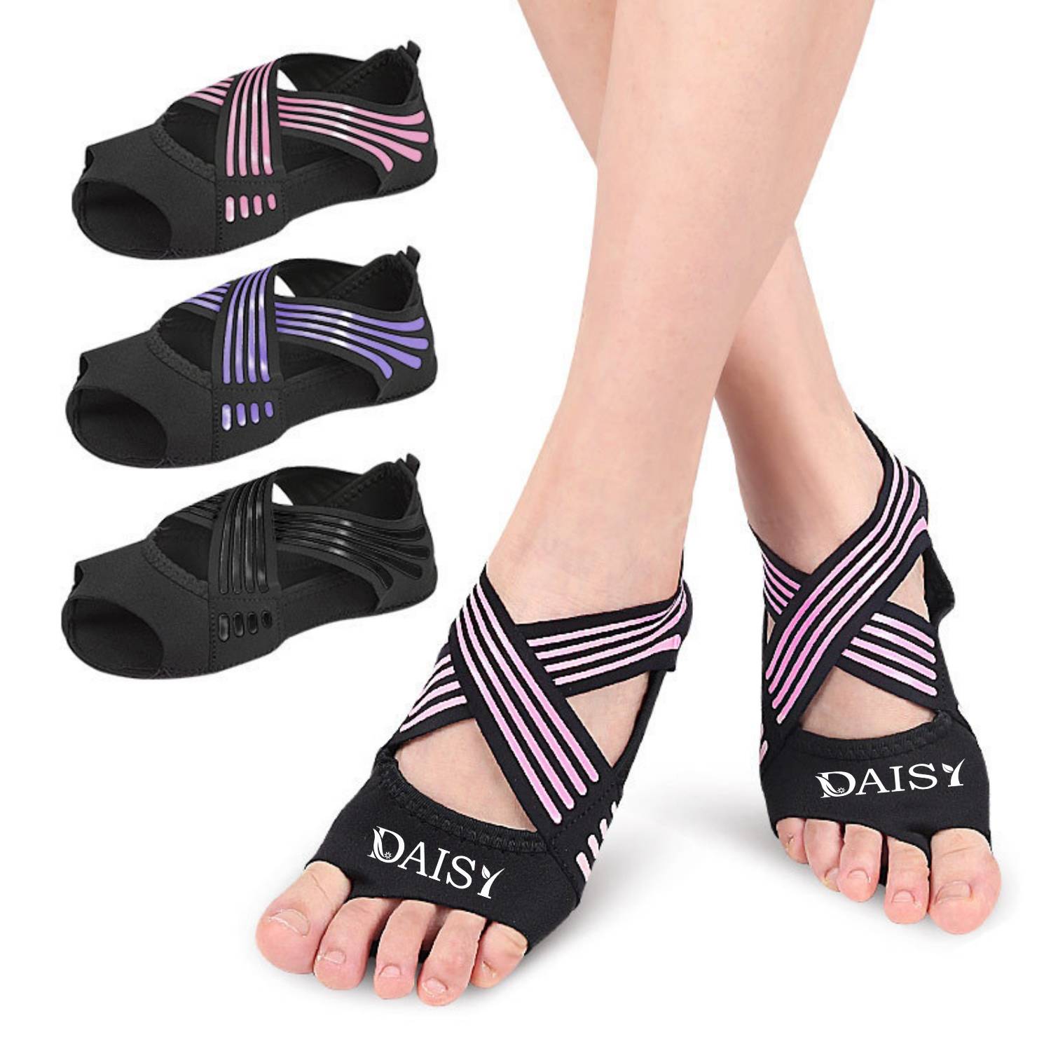 Women Flat Soft Anti-slip Pilates Yoga Shoes 2