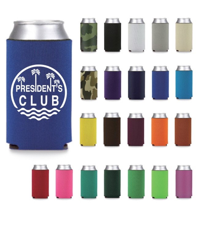 16oz Premium Foam Can Cooler-Screen Printed 2