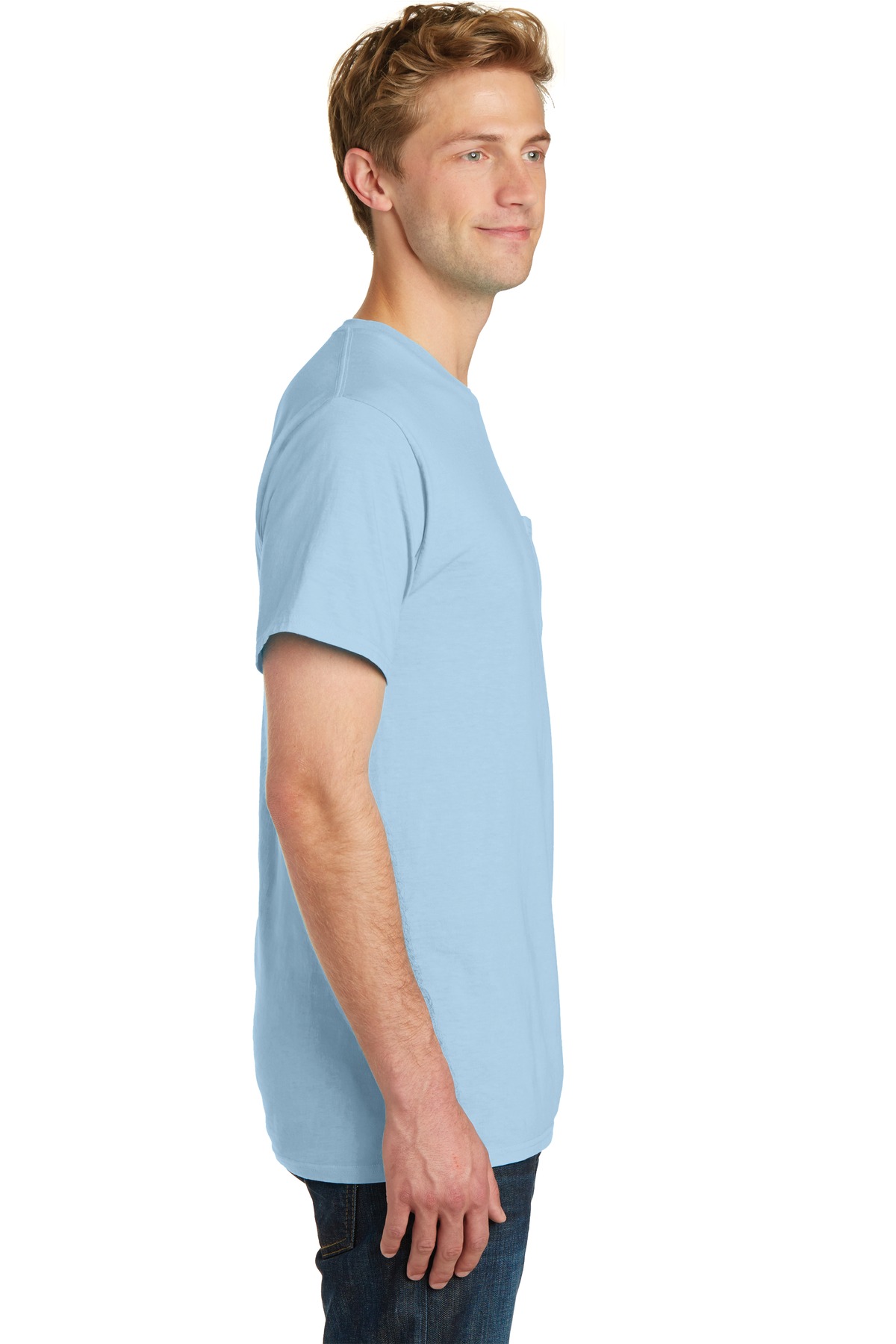 Port & Co Beach Wash Garment-Dyed Pocket Tee. PC099P 108