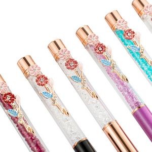 Flower Sand Twist Metal Ballpoint Pens 8