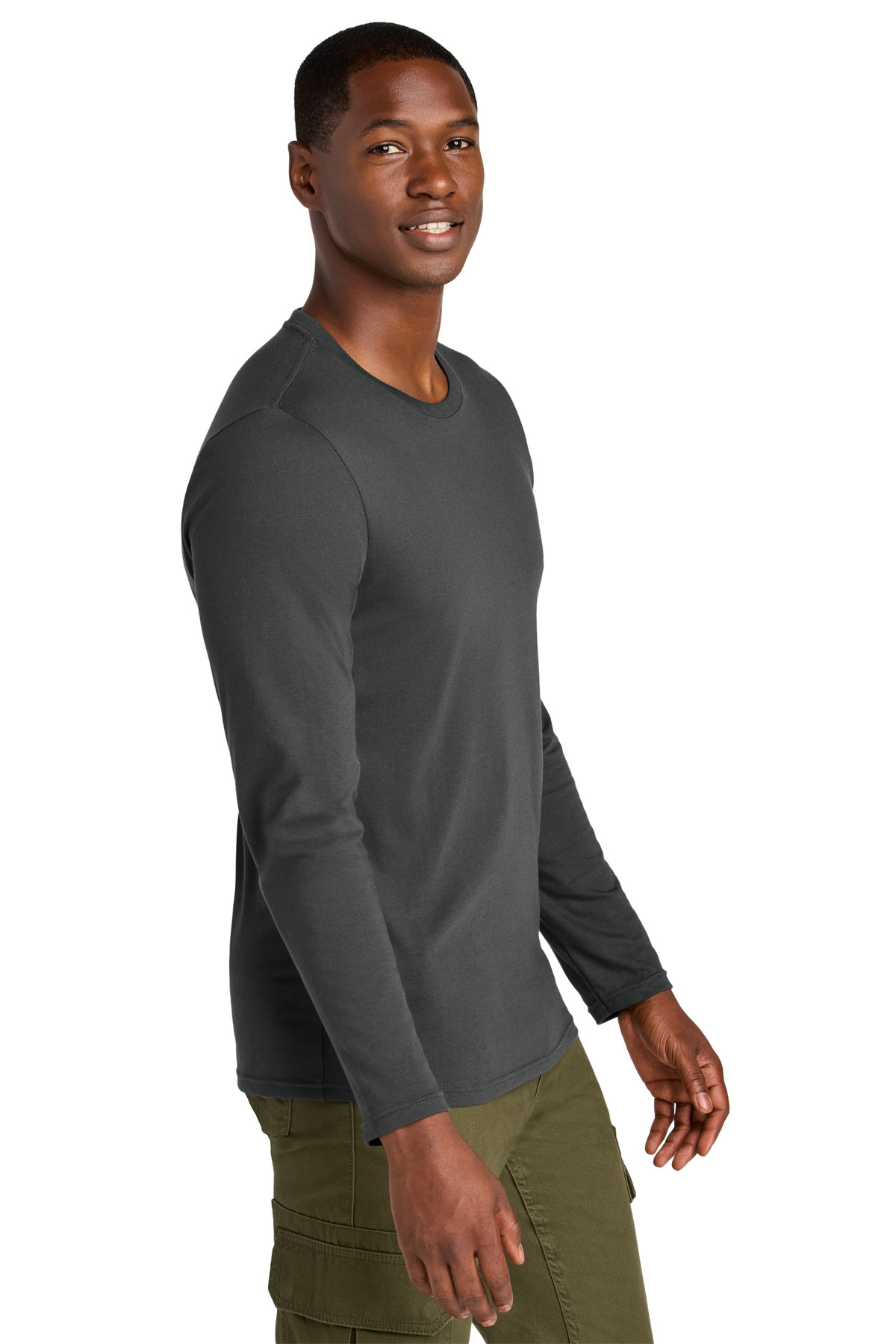 District Perfect Weight CVC Long Sleeve Tee DT185 39