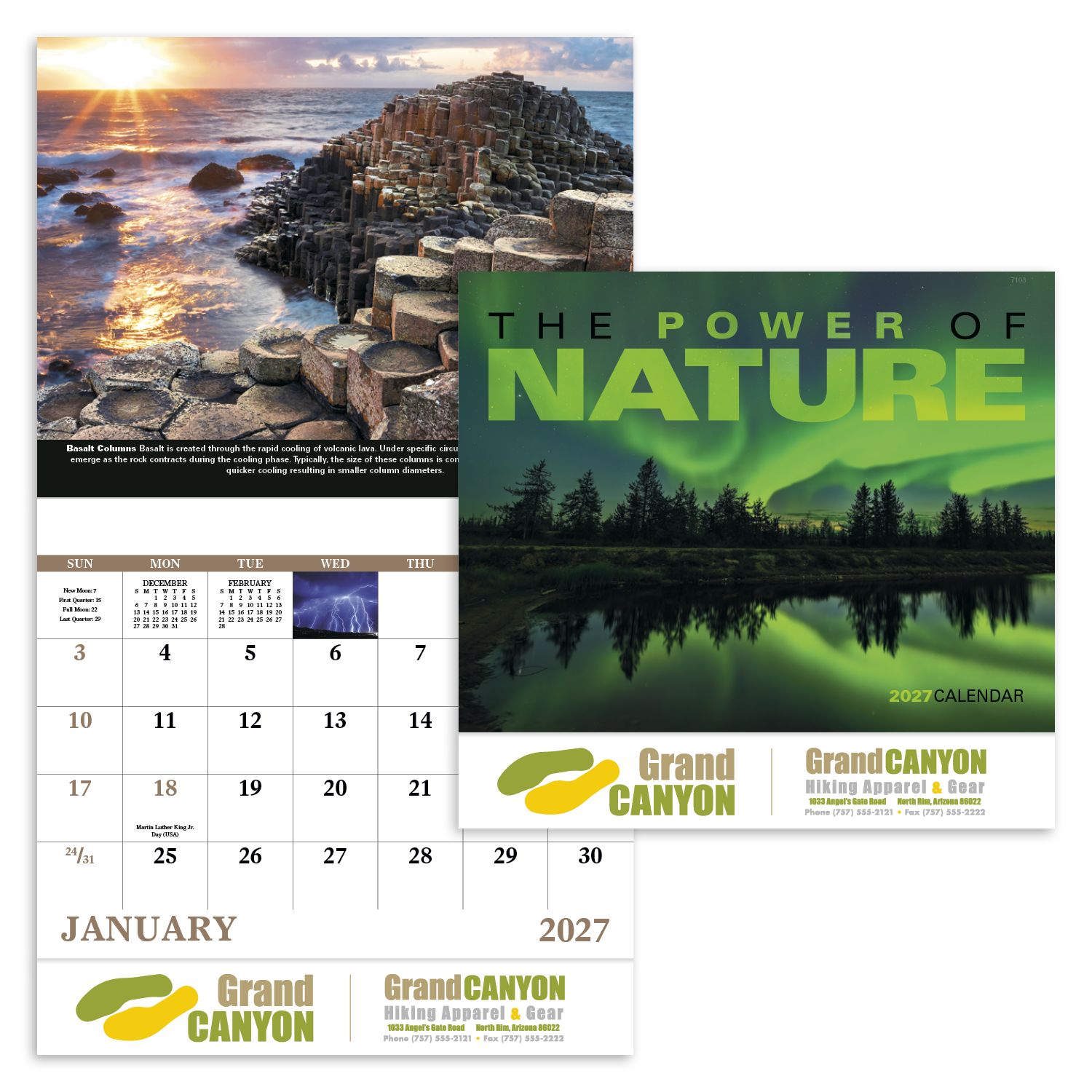 Good Value™ The Power of Nature - Stapled Calendar 63