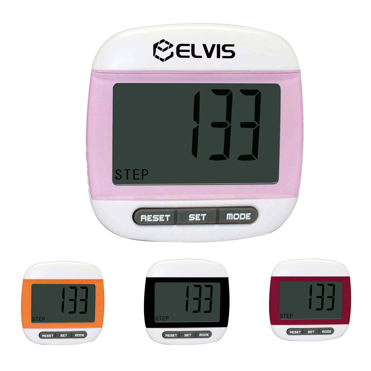 Large screen electronic pedometer