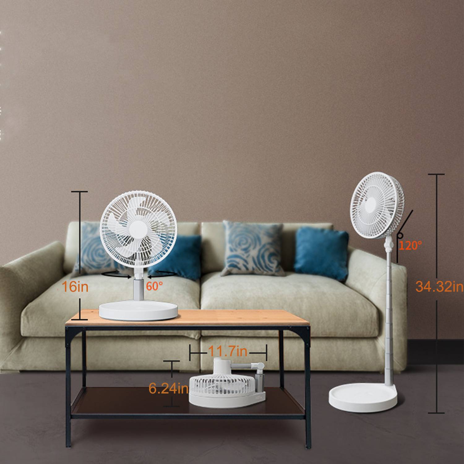 Wireless Battery Operated Fan 3