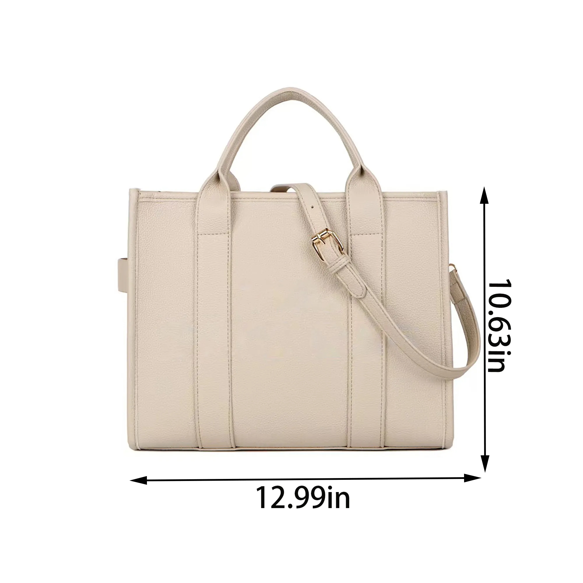 Large capacity handbag, custom tote bag with logo imprint 4