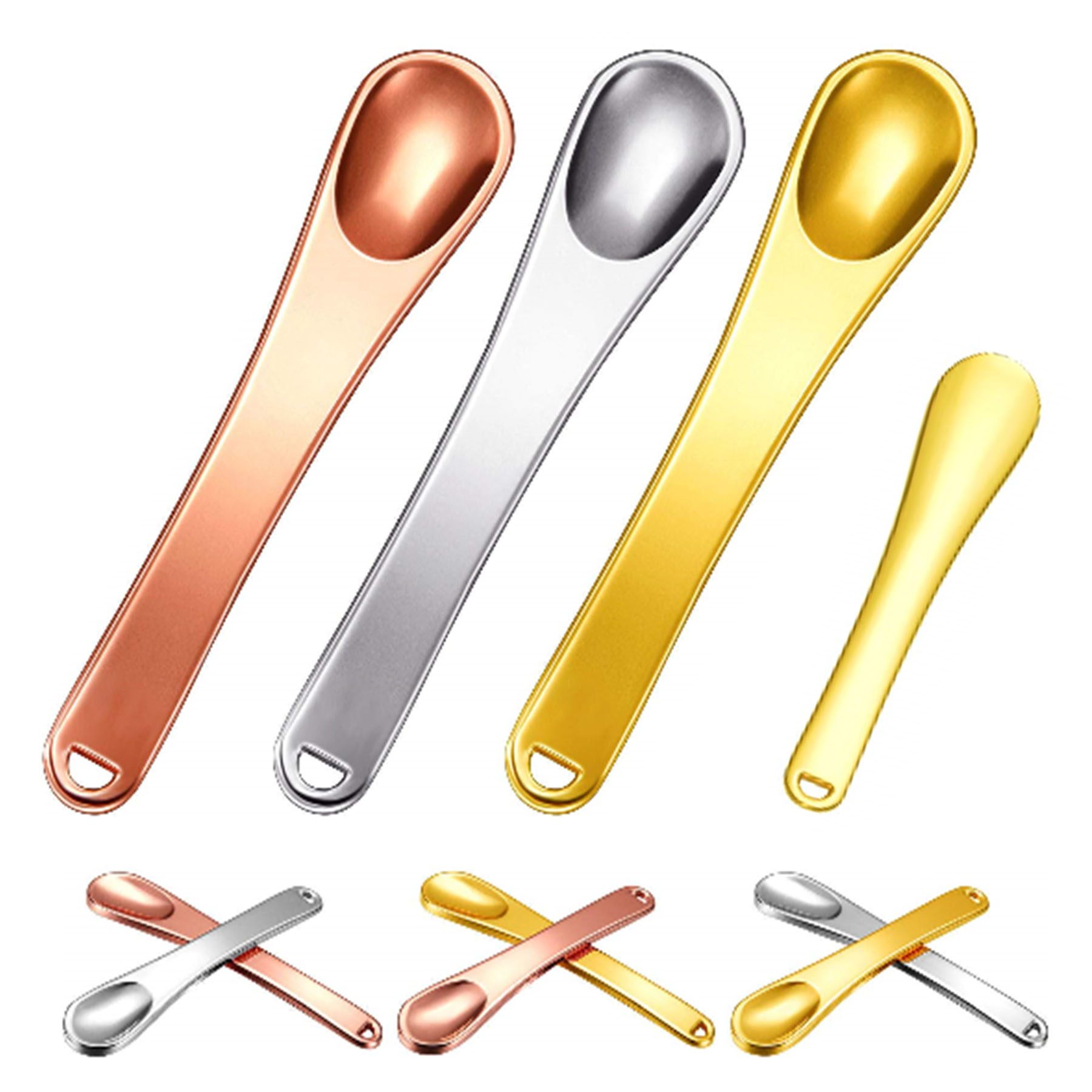 Mini Metal Makeup Spatula 1