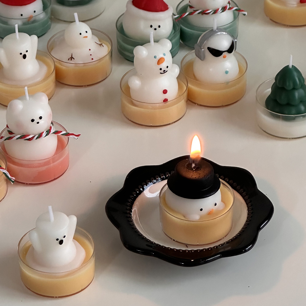 Cute Snowman Christmas Scented Candles 2