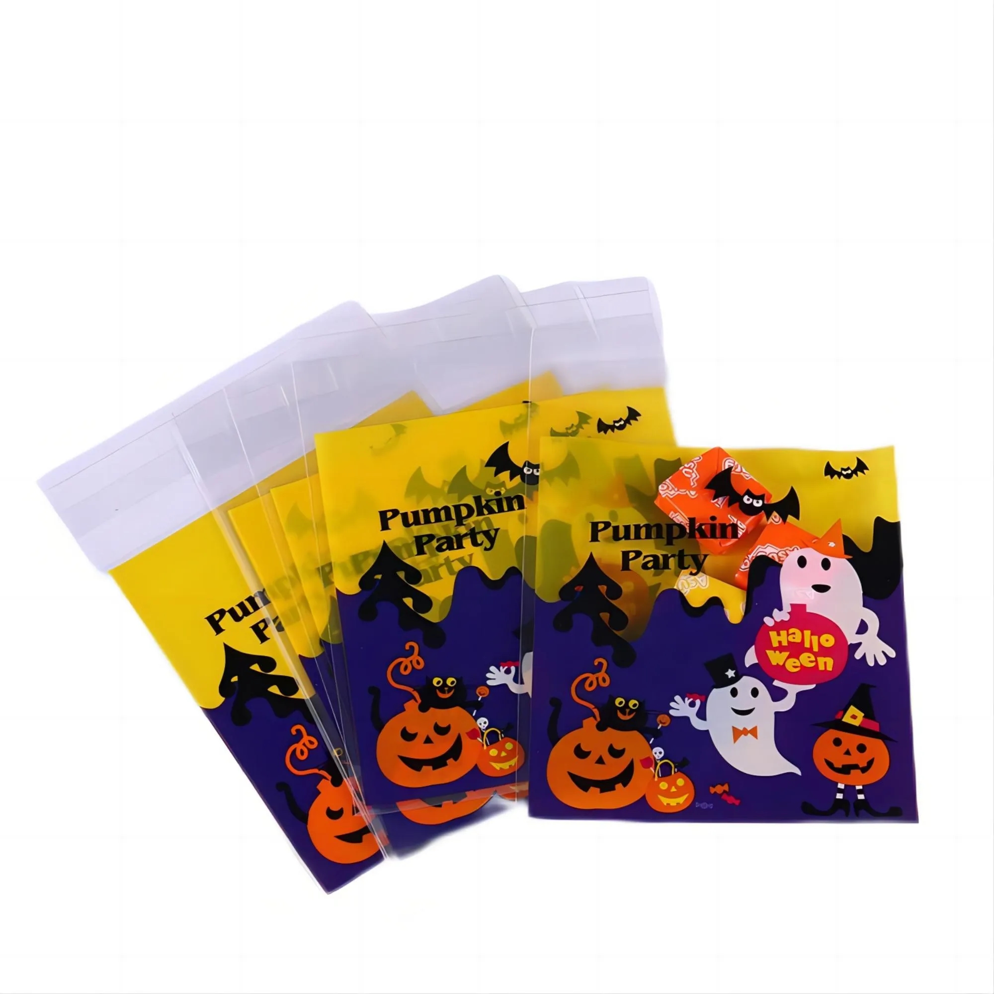 Halloween Candy And Snack Self-Adhesive Bags 2