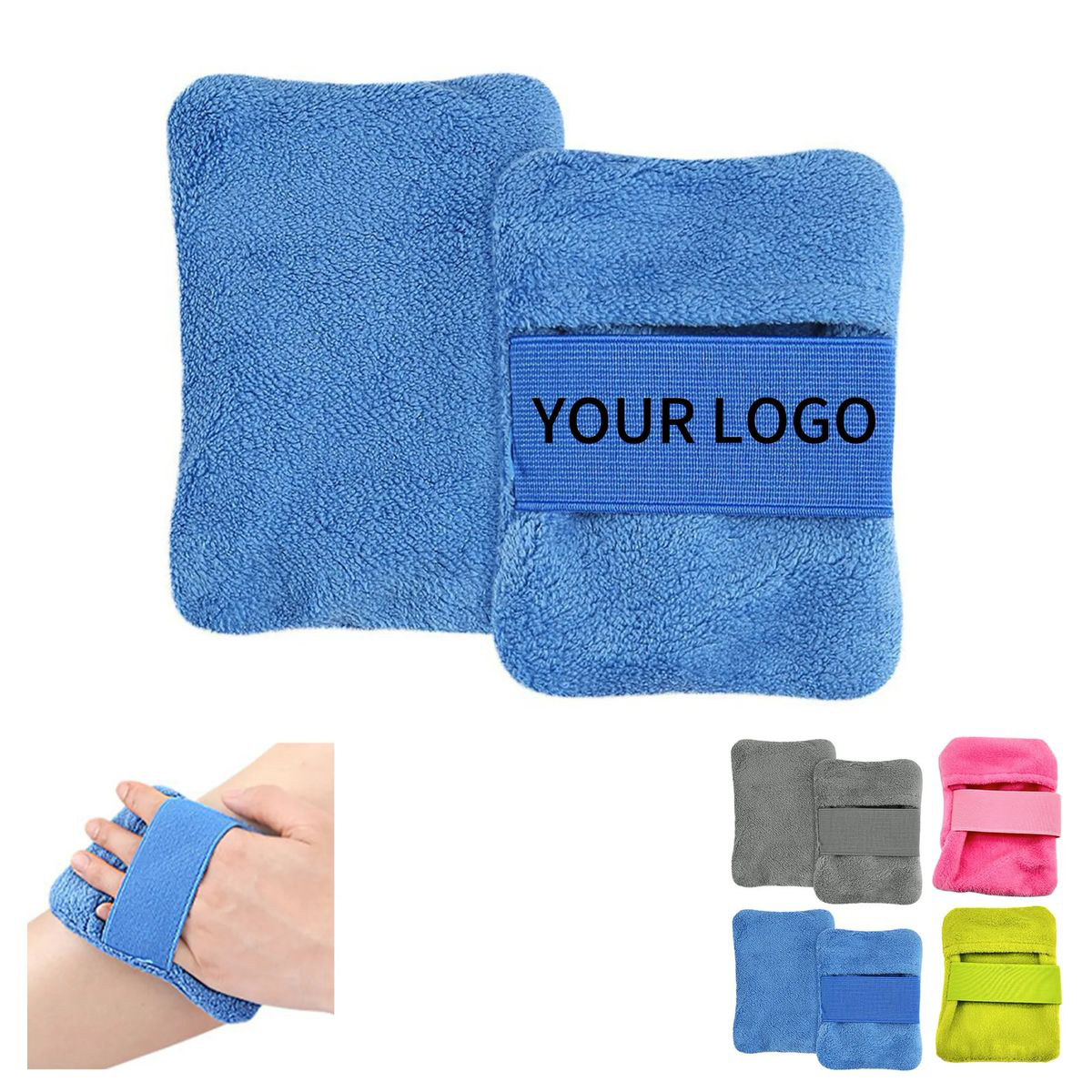Reusable Coral Fleece Scrubber for Daily Body Care 4