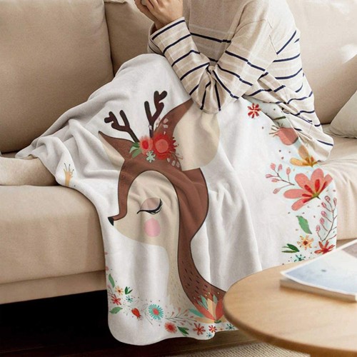 Full Sublimation Sherpa Throw Blanket - 50"x60" 3
