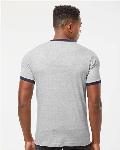 Unisex Fine Jersey Ringer T-Shirt - 246 43