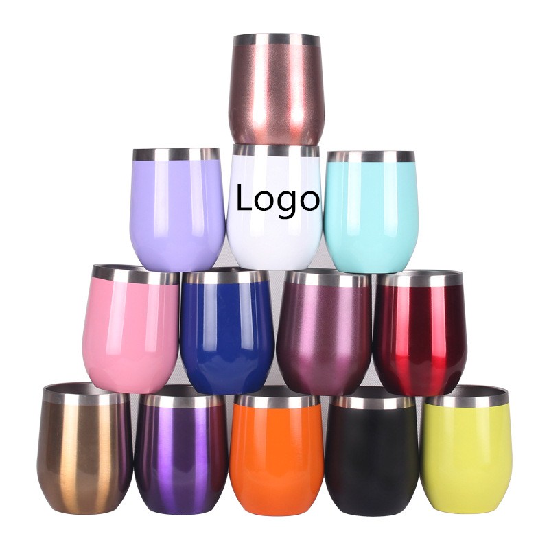 Insulated Wine Tumbler with Lid Durable Coffee Mug 3