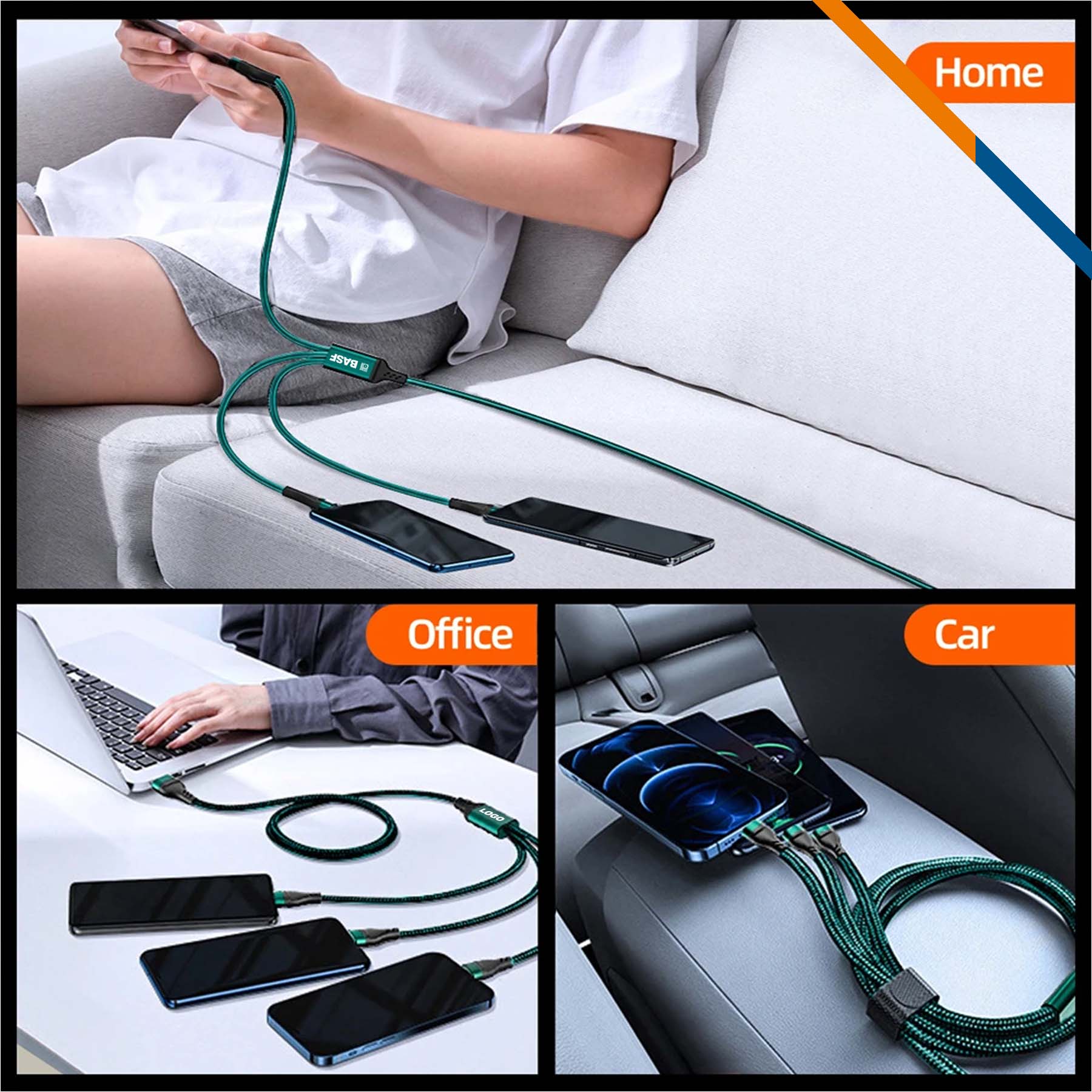 Sami 3in1 Fast Charging Cable 4