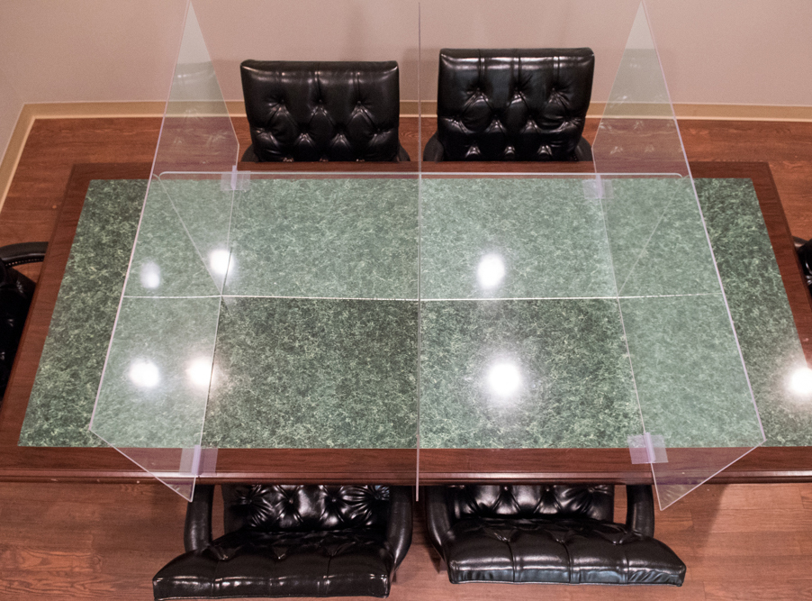 TopLine Table Top Divider Shield 8 Person