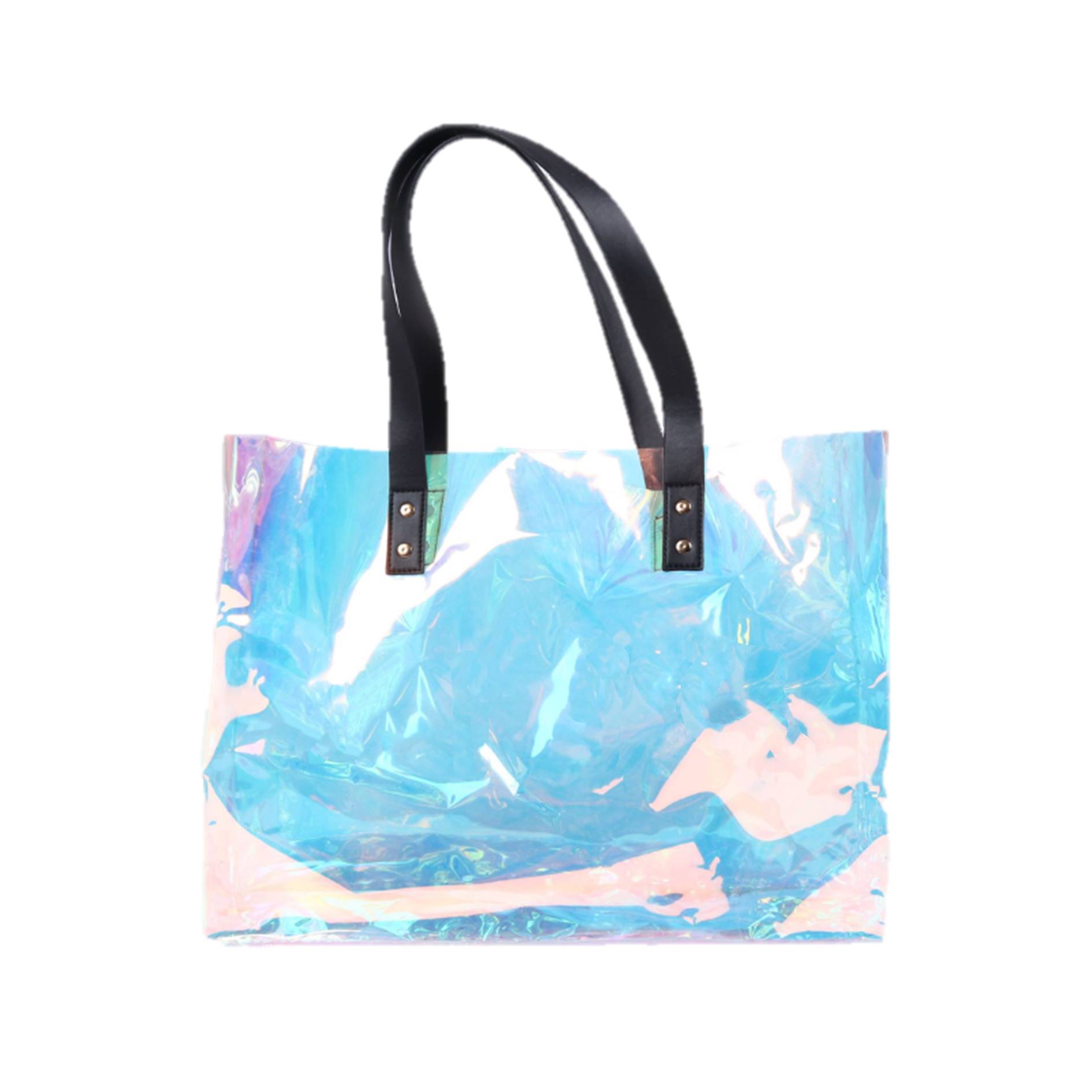 Iridescent Clear Tote Bag 1