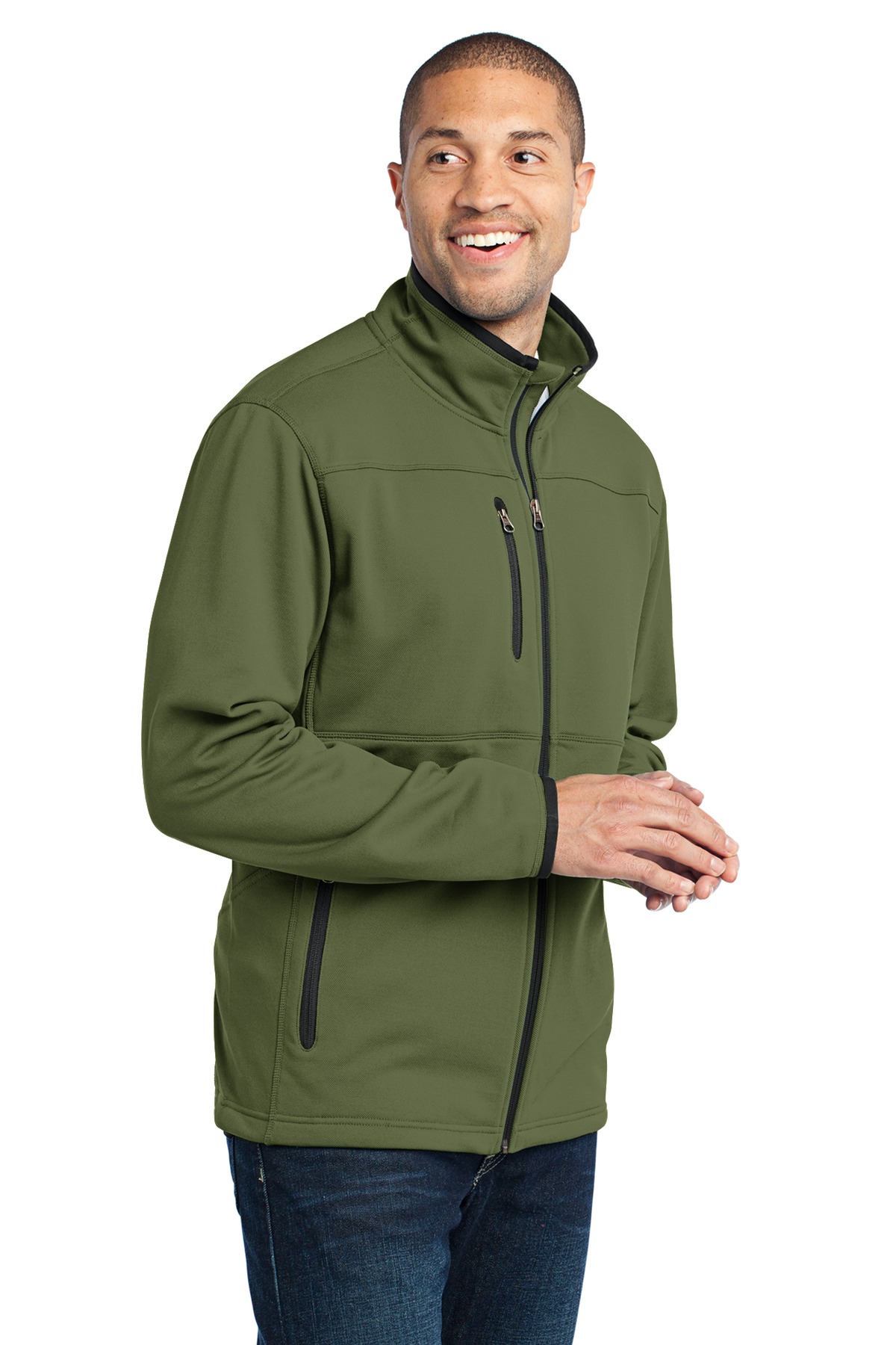Port Authority Pique Fleece Jacket. F222 29