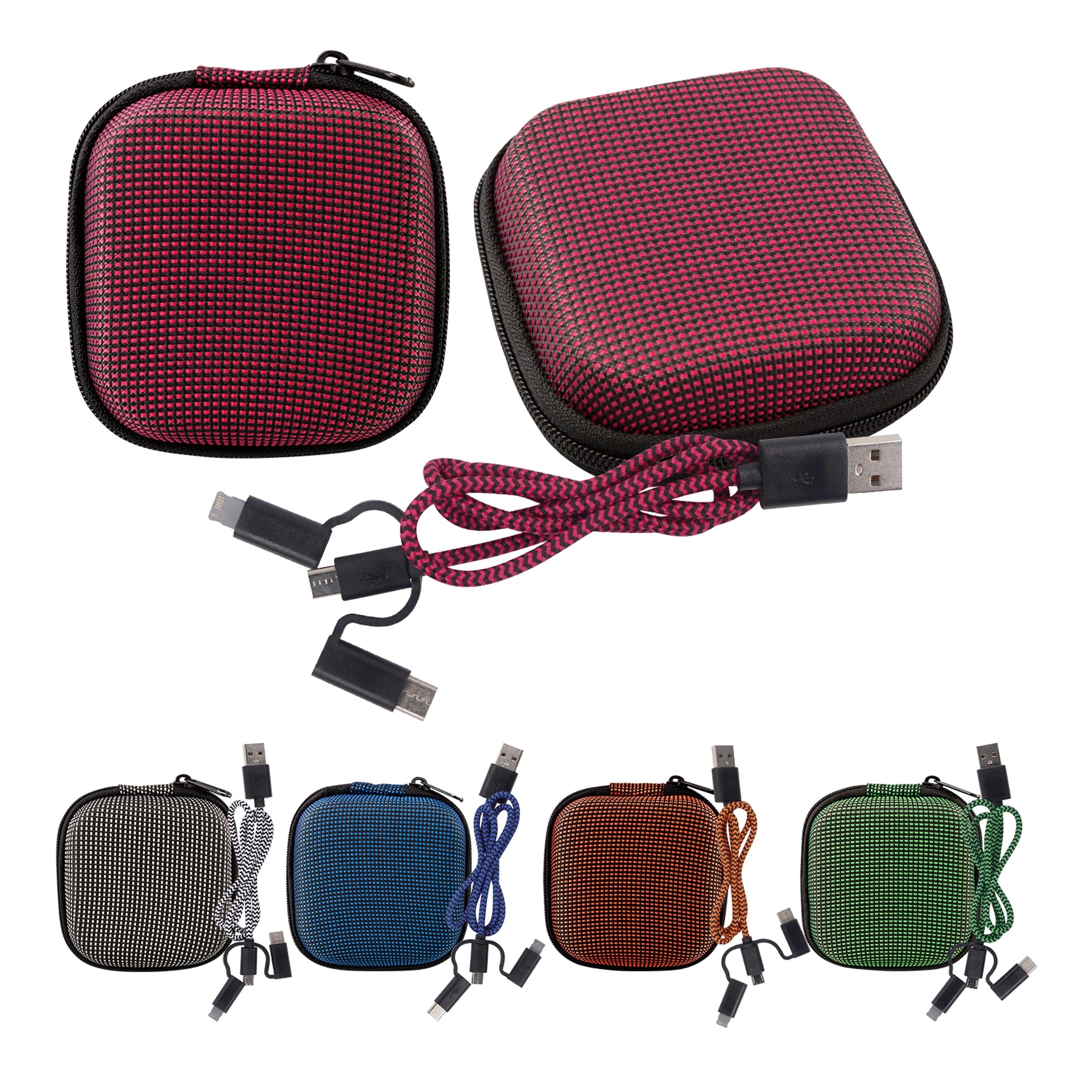 SQUARE TEXTURED 2' CABLE SET 6